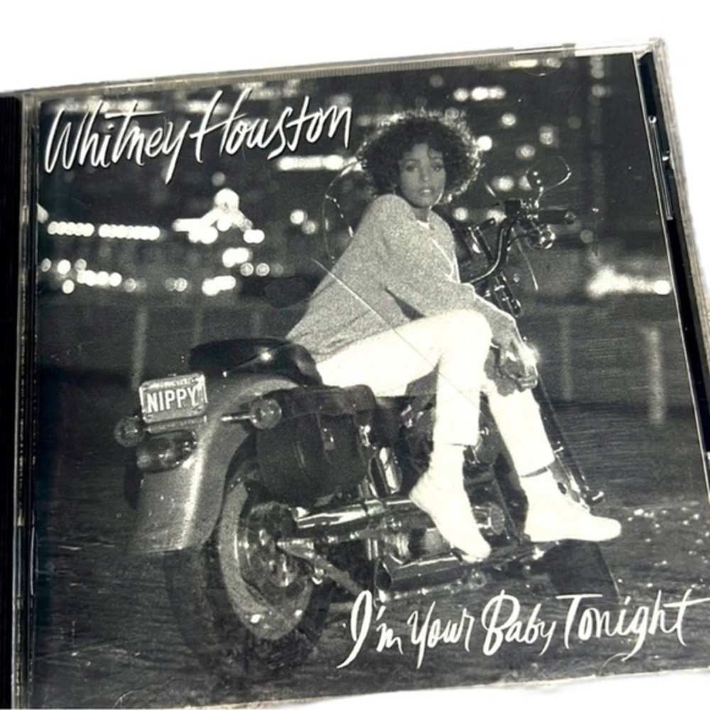 Whitney Houston I'm Your Baby Tonight CD 1990 Arista Records 80s Pop Music Disc